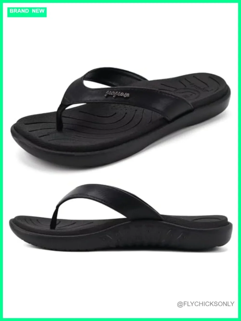 Orthotic Arch Support Yoga Mat Flip Flops Non-Slip Thong Sandals